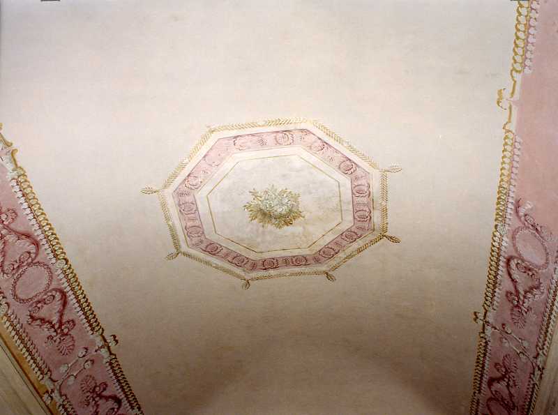 motivi decorativi geometrici e vegetali (dipinto) - ambito napoletano (fine sec. XVIII)