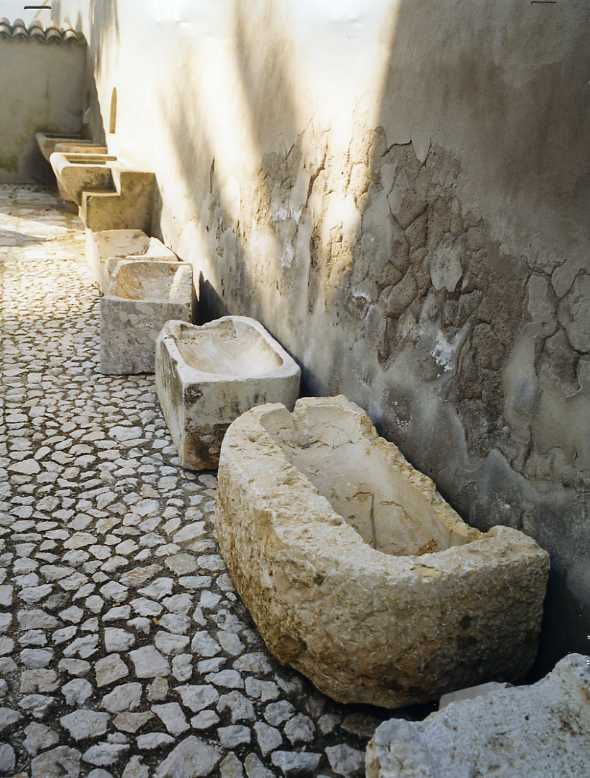 lavatoio, insieme - bottega campana (fine sec. XVIII)