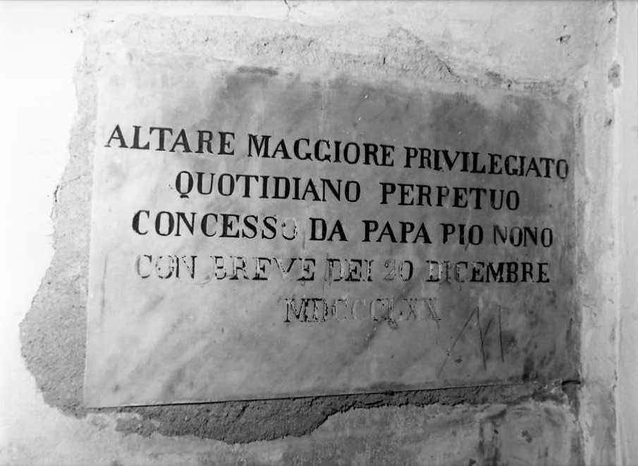 lapide - bottega campana (sec. XIX)