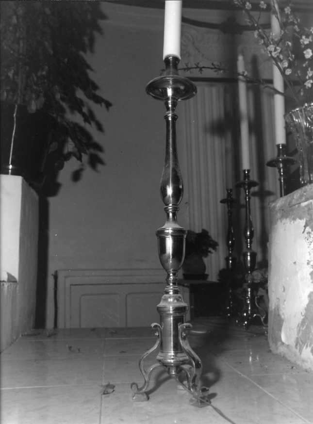 candeliere, serie - bottega campana (fine sec. XIX)