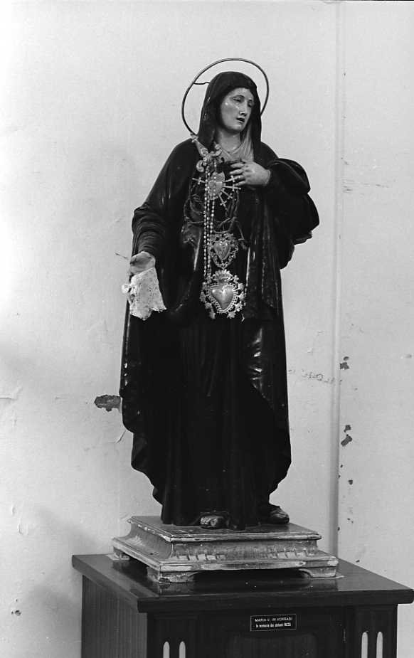 Madonna Addolorata (statua) - bottega campana (seconda metà sec. XVIII)