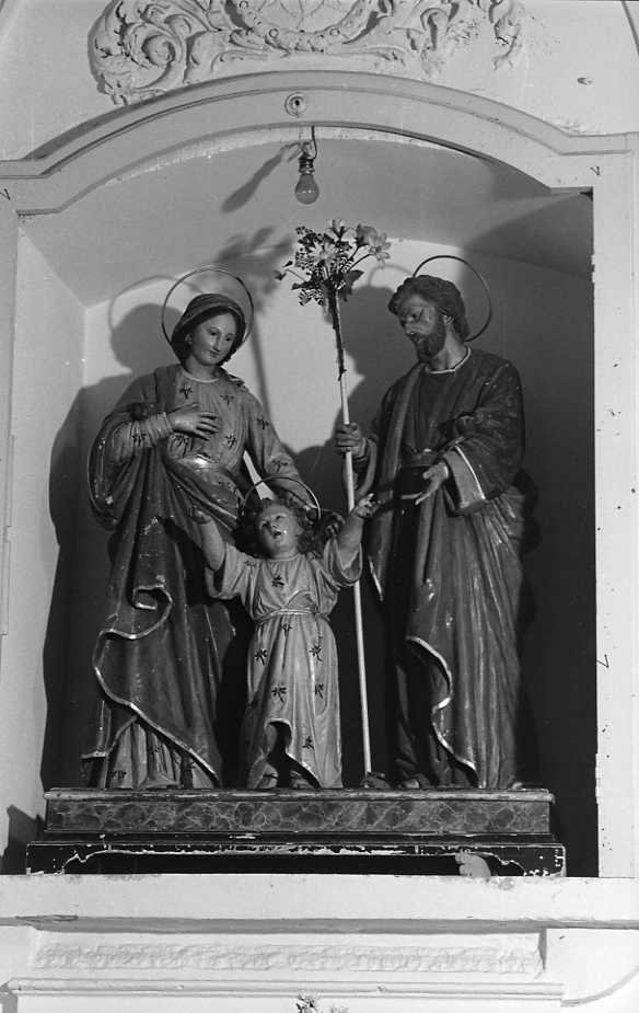 Sacra Famiglia (gruppo scultoreo) - bottega campana (sec. XVIII)