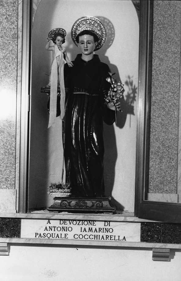 Sant'Antonio da Padova (statua) - bottega campana (sec. XVIII)