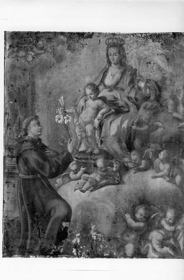 Madonna Assunta con angeli e Sant'Antonio da Padova (dipinto) - ambito campano (sec. XVIII)