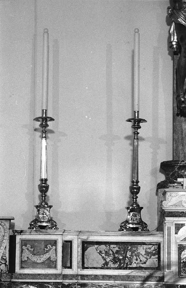 candeliere, serie - bottega campana (sec. XIX)