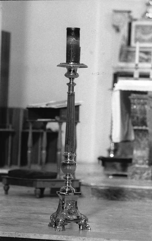 candeliere, serie - bottega campana (sec. XIX)