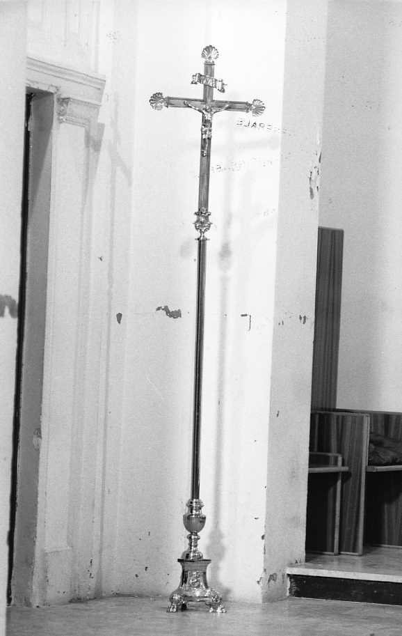 croce d'altare - bottega campana (sec. XIX)