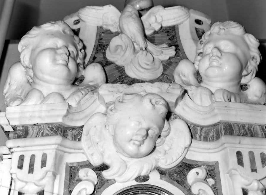 putti alati (scultura, elemento d'insieme) - bottega campana (prima metà sec. XIX)