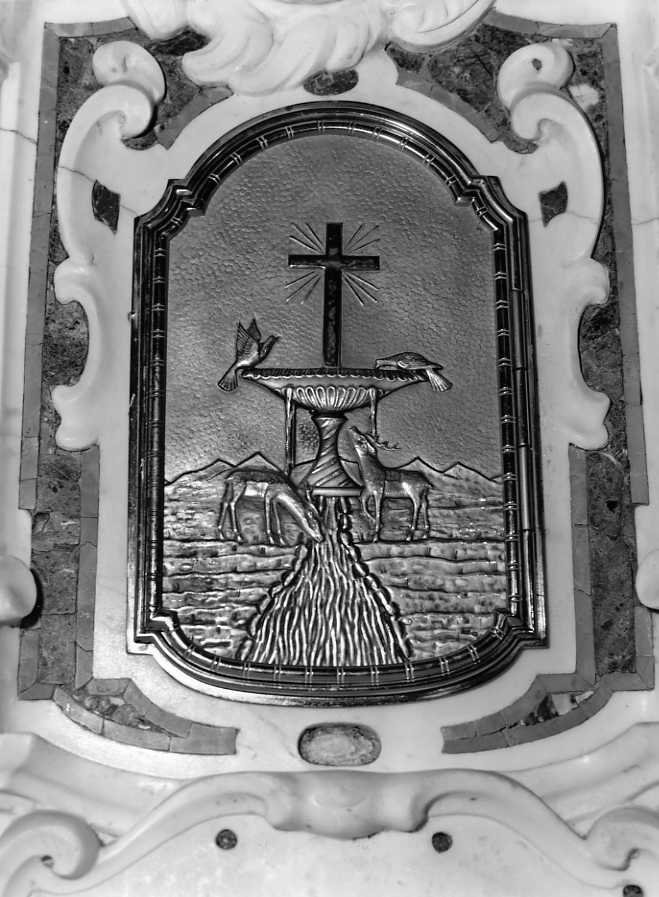 sportello di tabernacolo - bottega campana (prima metà sec. XIX)