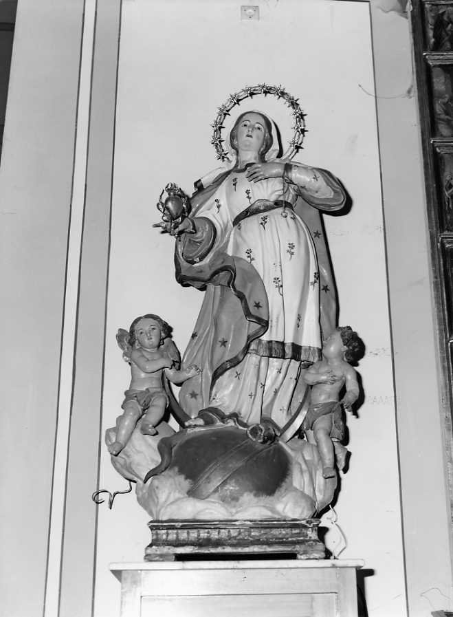 Madonna Immacolata (statua) - bottega campana (prima metà sec. XIX)