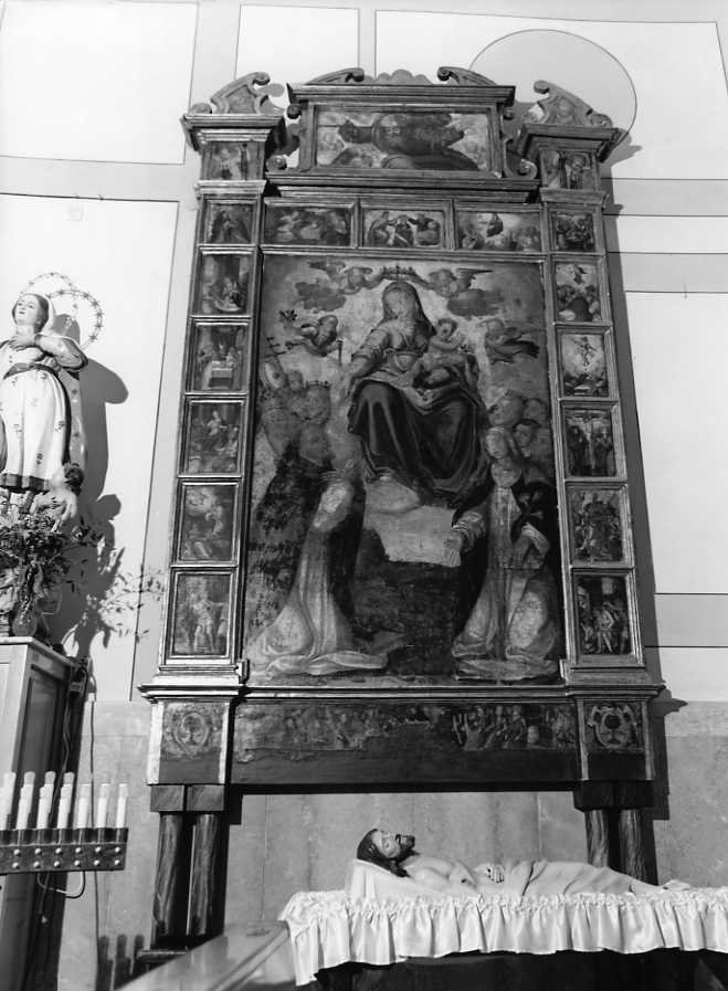 incoronazione di Maria Vergine (dipinto) - ambito campano (prima metà sec. XVII)