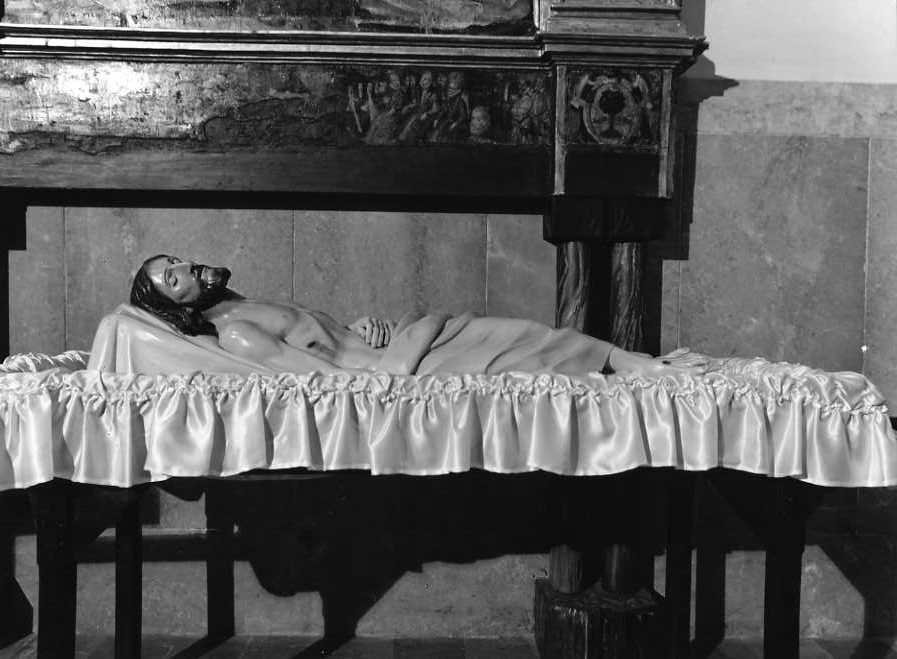 Cristo deposto dalla croce (statua) - bottega campana (prima metà sec. XX)