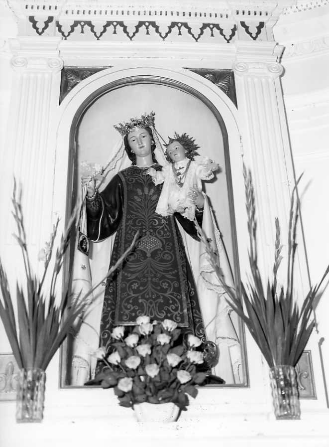 Madonna del Carmelo (statua) - bottega campana (seconda metà sec. XIX)