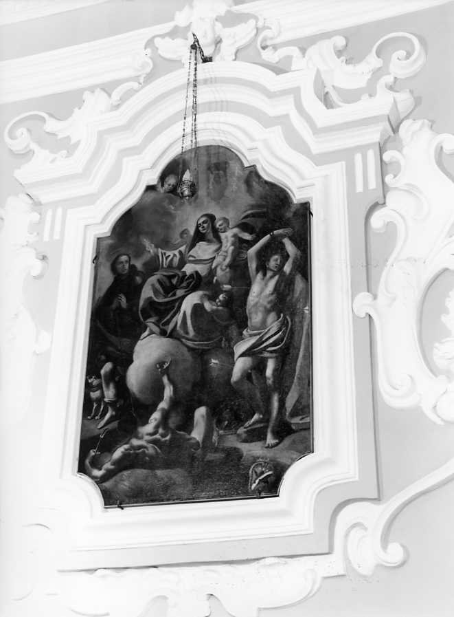 Madonna con Bambino e Santi (dipinto) di Foschini Michele (seconda metà sec. XVIII)