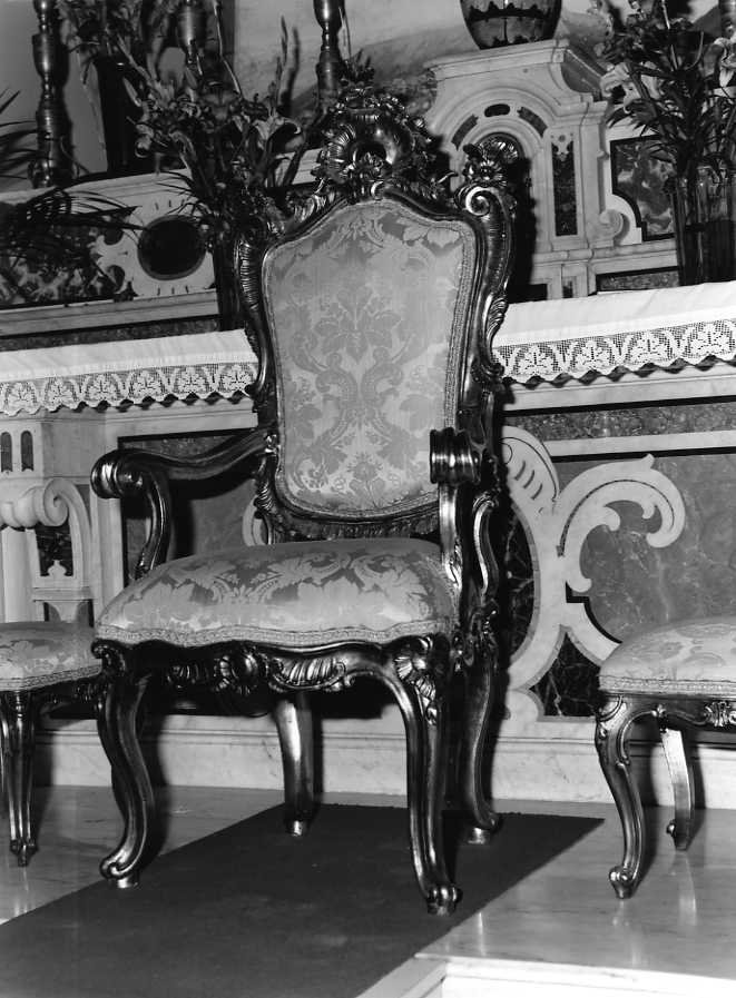 poltrona - bottega campana (seconda metà sec. XIX)