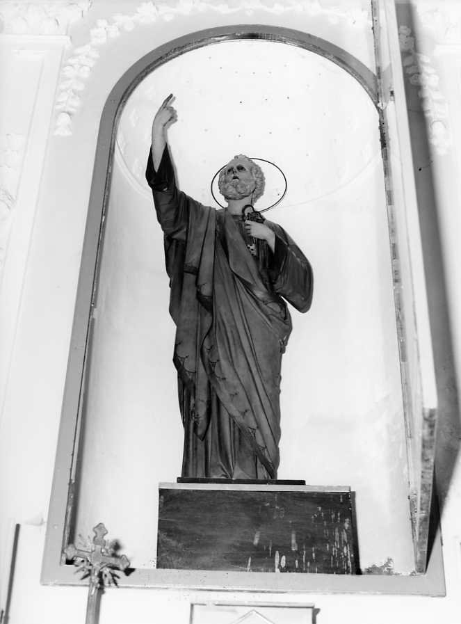 San Pietro (statua) - bottega campana (sec. XVIII)