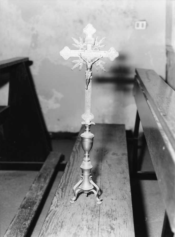 croce d'altare - bottega campana (seconda metà sec. XIX)