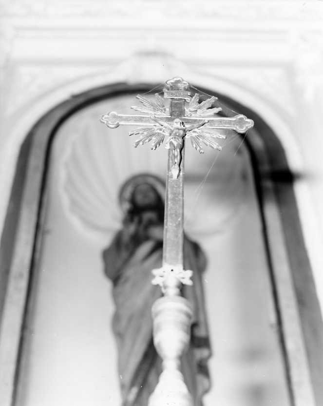 croce d'altare - bottega campana (seconda metà sec. XIX)