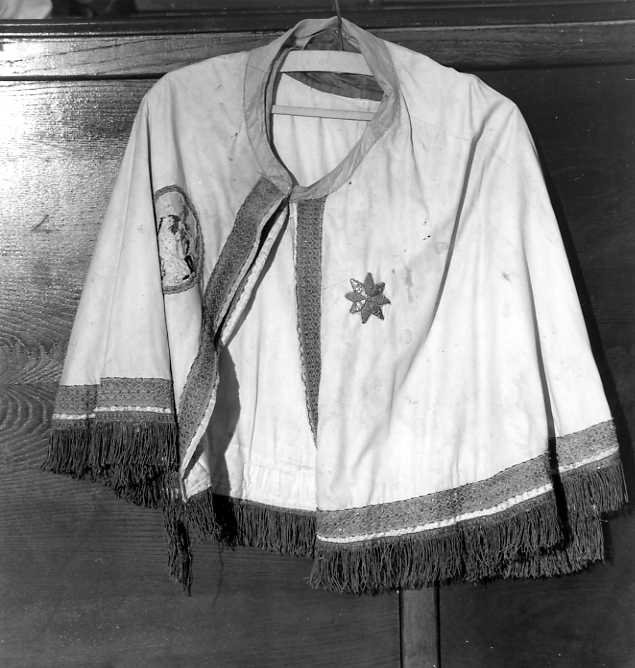 mozzetta di confraternita, serie - manifattura campana (sec. XIX)