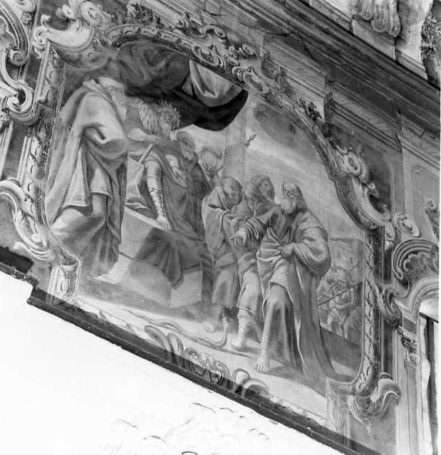 Mosè trasforma la verga in serpente (dipinto) di Giaquinto Tommaso (sec. XVIII)