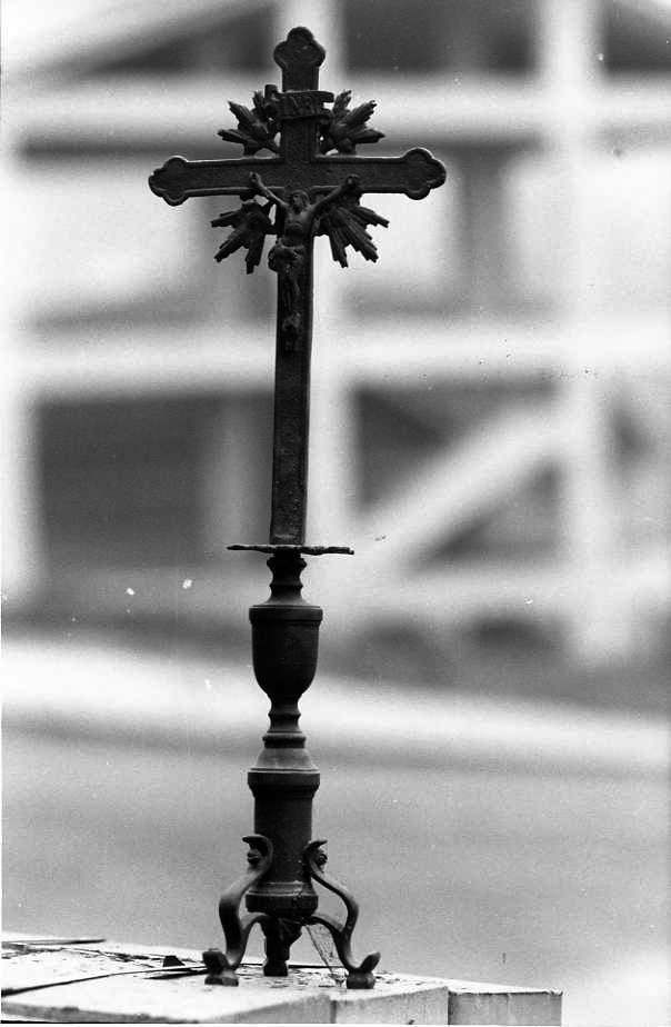 croce d'altare - bottega campana (seconda metà sec. XIX)