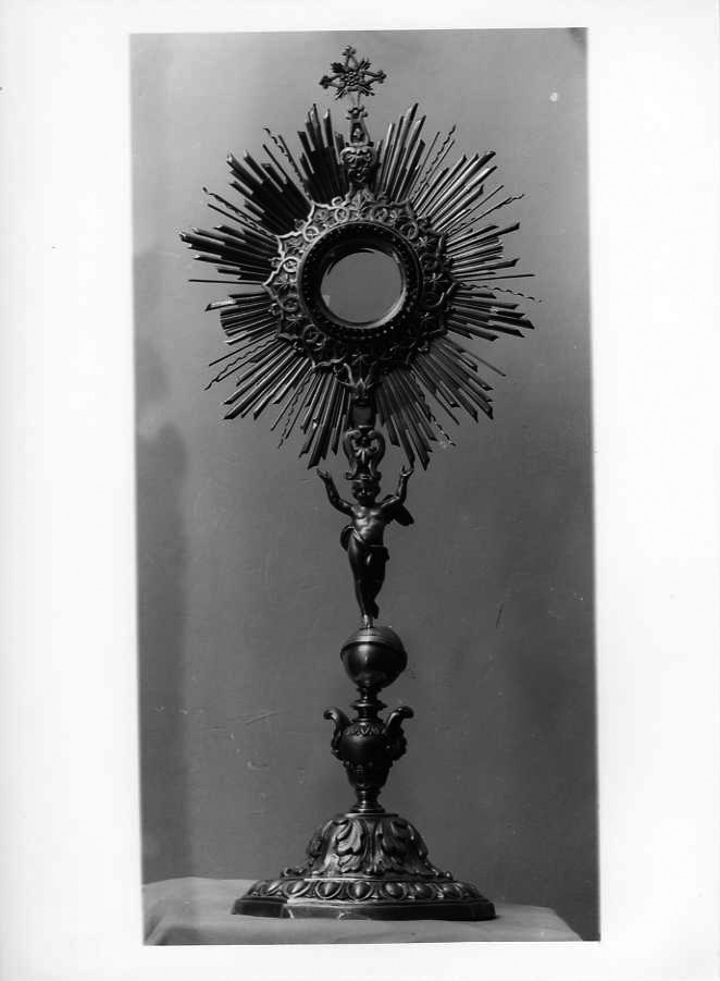 ostensorio - a raggiera - bottega napoletana (sec. XX)