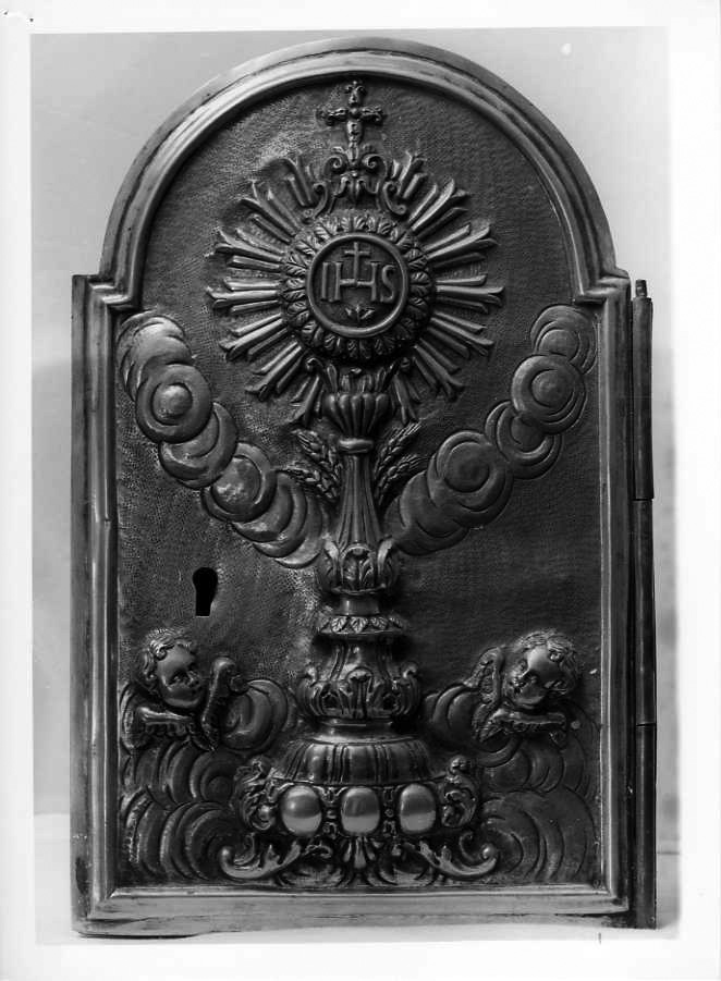 sportello di tabernacolo - bottega napoletana (fine/inizio secc. XVIII/ XIX)