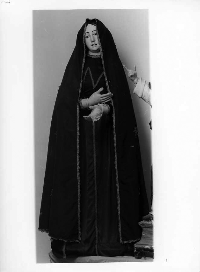 Madonna Addolorata (manichino) - bottega napoletana (fine sec. XIX)