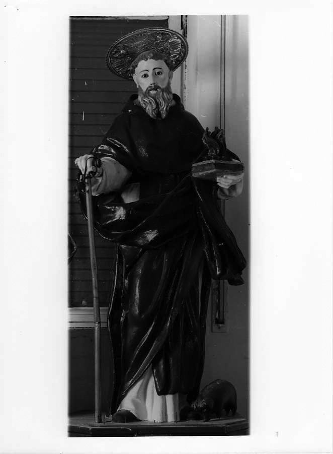 Sant'Antonio Abate (statua) - bottega napoletana (seconda metà sec. XVIII)