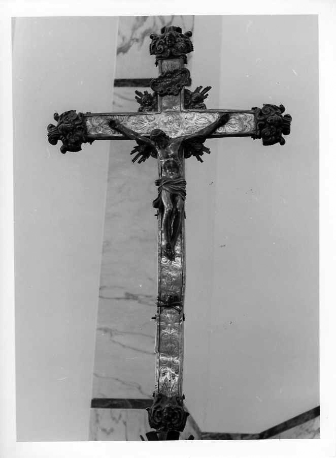 croce processionale - bottega napoletana (sec. XVIII)