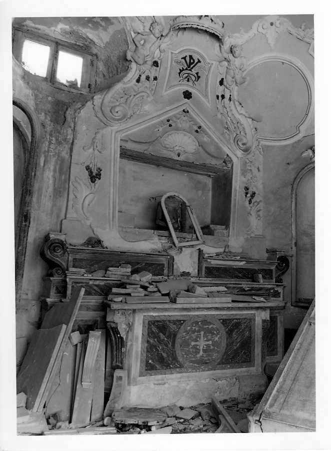 altare - a blocco - bottega campana (seconda metà sec. XVIII)