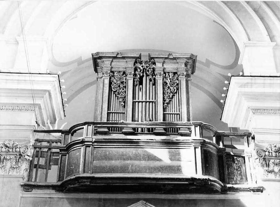 tribuna d'organo di Biaggio De Rosa Marco (sec. XVIII)