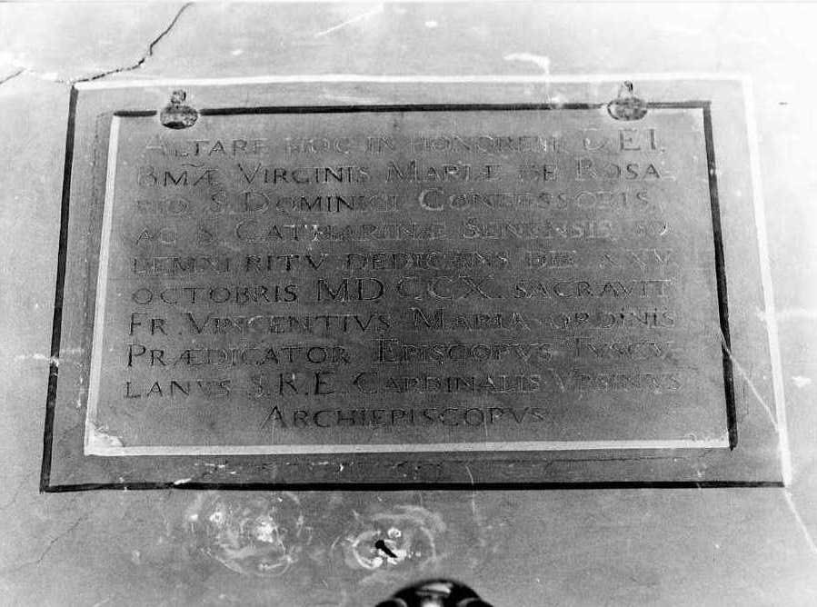 lapide - bottega campana (sec. XVIII)