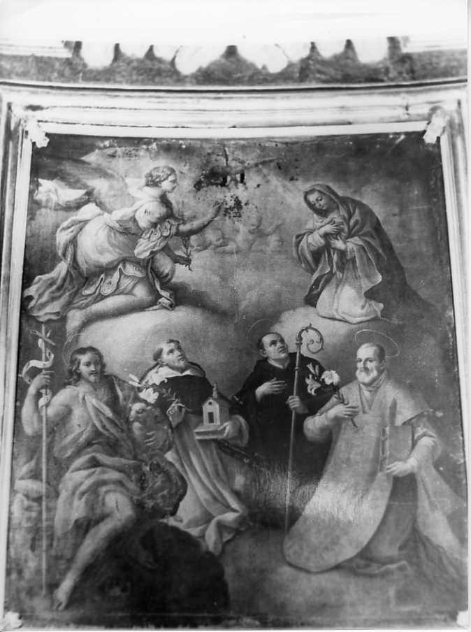 Annunciazione (dipinto) di Castellano Giuseppe (sec. XVIII)