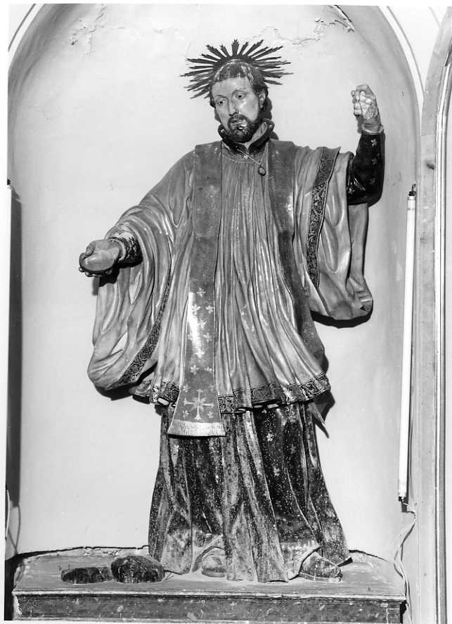 San Francesco Saverio (statua) di Colicci G. A (sec. XVIII)