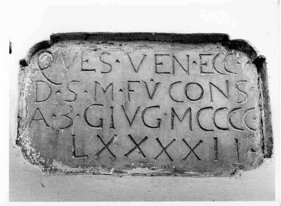 lapide - bottega campana (sec. XV)