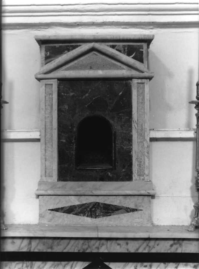 tabernacolo - a tempietto - bottega campana (sec. XIX)