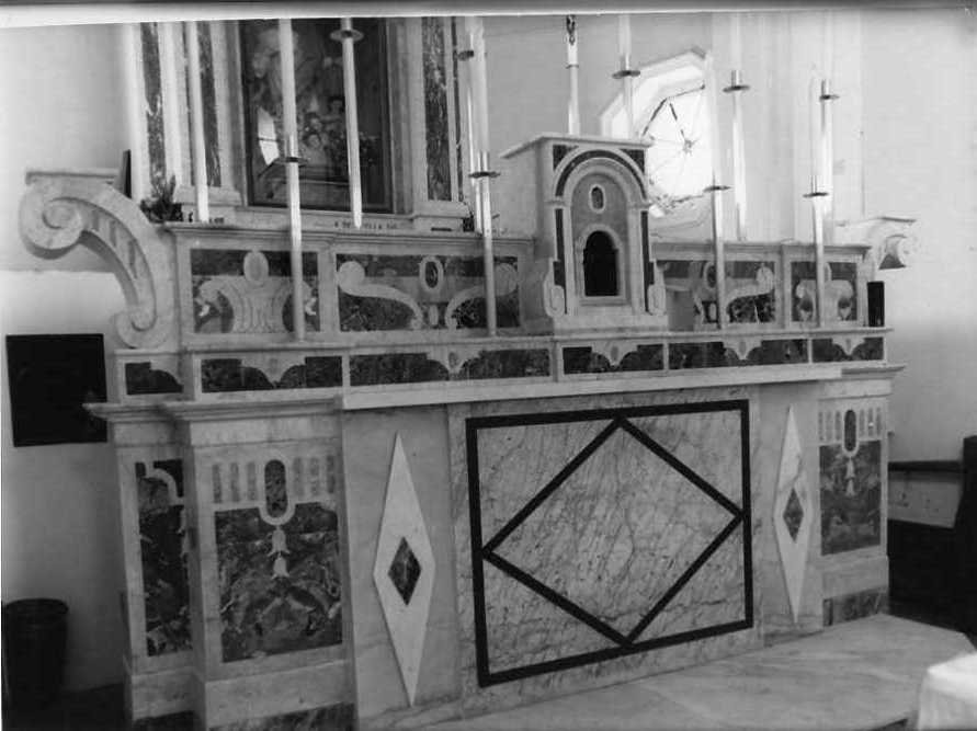 altare maggiore - bottega campana (sec. XIX)