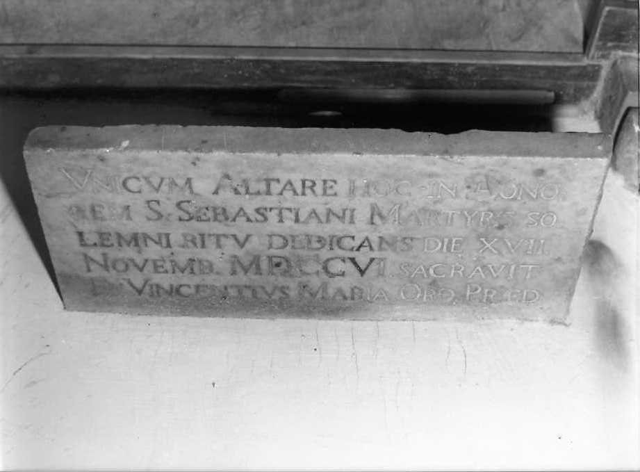 lapide - bottega campana (sec. XVIII)