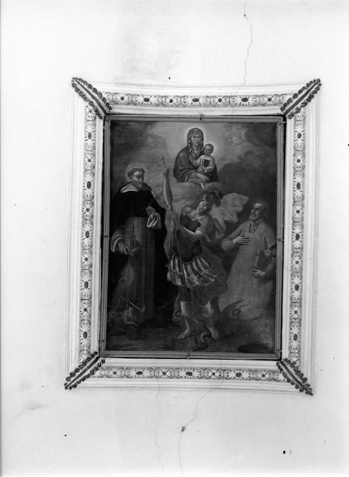 Madonna con Bambino e Santi (dipinto) - ambito campano (secc. XVI/ XVII)