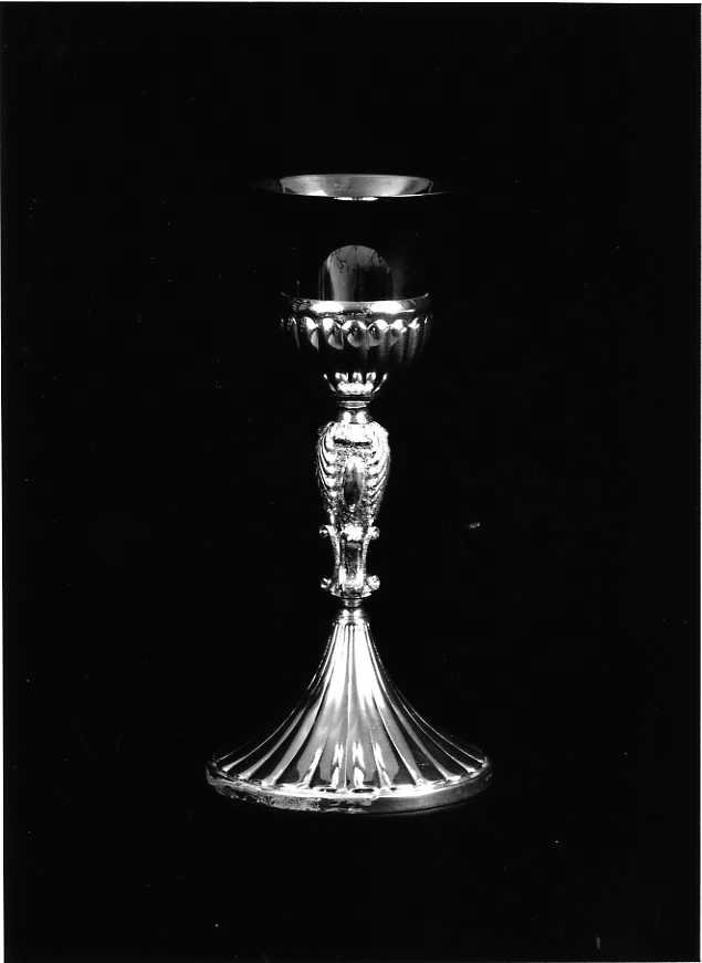 motivi decorativi vegetali (calice) - bottega campana (fine sec. XIX)