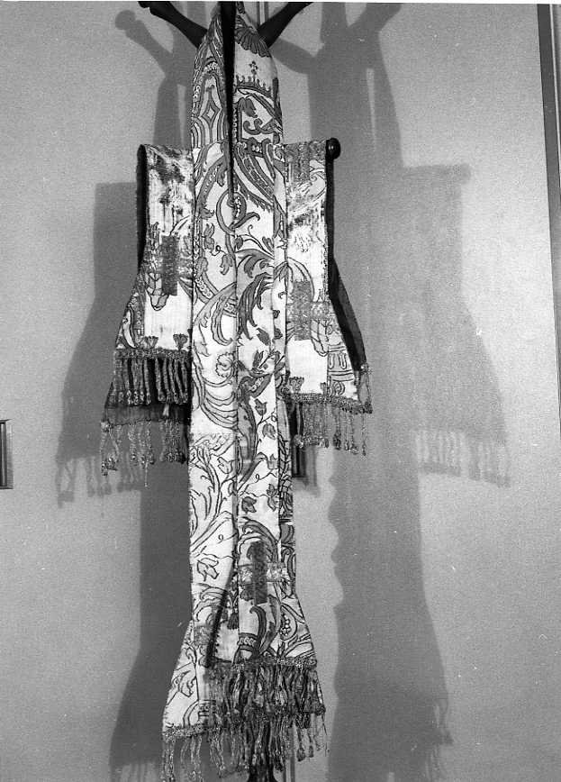 paramento liturgico, elemento d'insieme - manifattura campana (sec. XVIII)