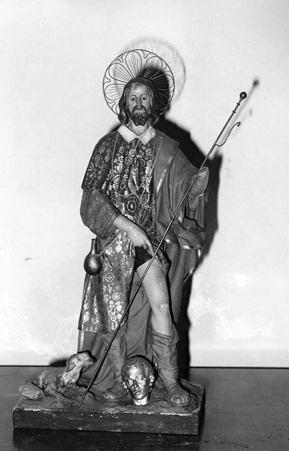 San Rocco (scultura) - bottega campana (prima metà sec. XIX)