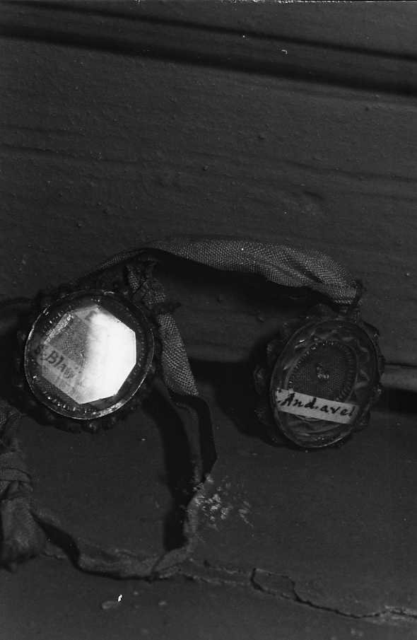 reliquiario, serie - bottega campana (sec. XVIII)