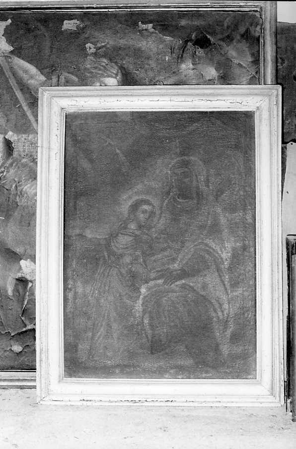 Maria Vergine bambina e Sant'Anna (dipinto) - ambito campano (sec. XIX)