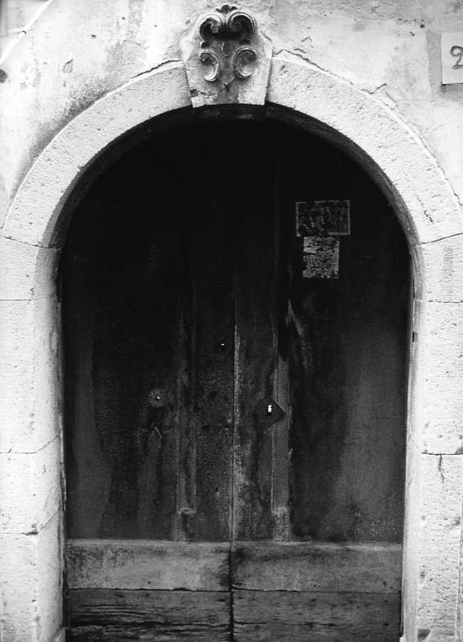 mostra di portale - bottega beneventana (secc. XVIII/ XIX)