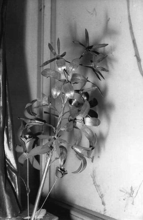 attributo iconografico di immagine sacra - bottega campana (sec. XIX)