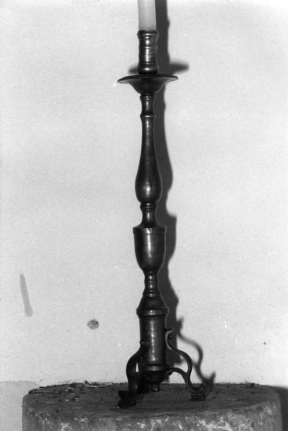 candeliere, serie - bottega campana (sec. XIX)