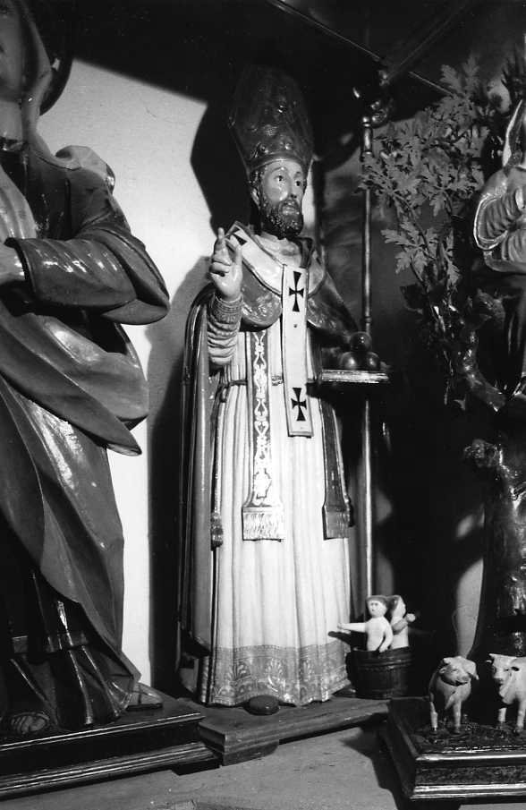 San Nicola di Bari (statua) - bottega campana (seconda metà sec. XIX)