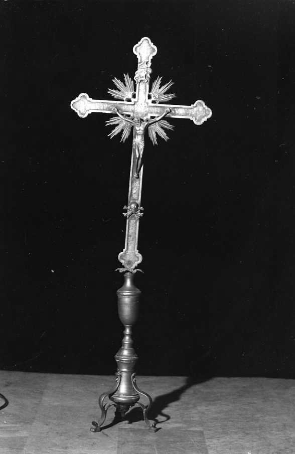 croce d'altare - bottega campana (seconda metà sec. XIX)